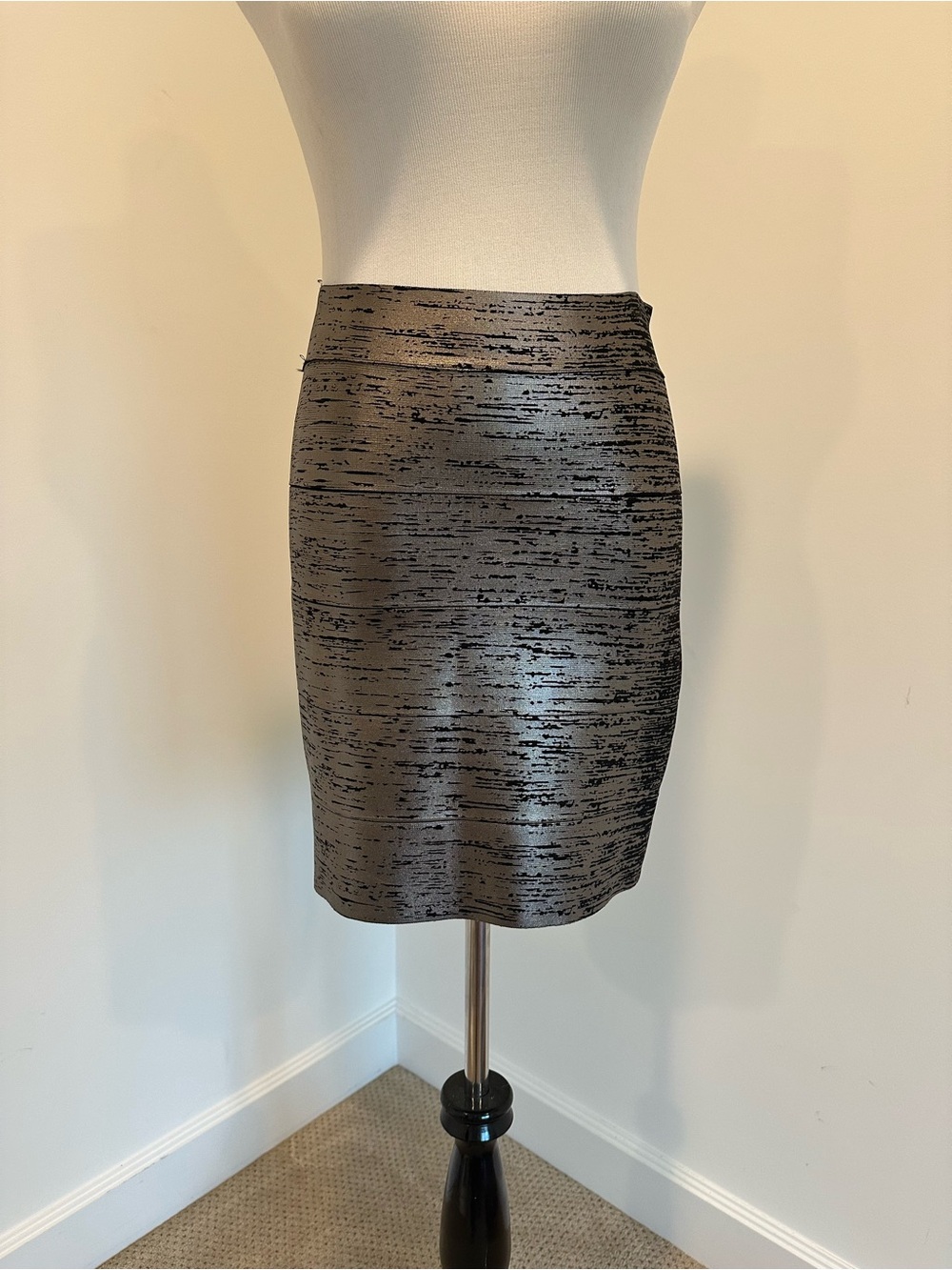 BCBGMaxAzria Metallic Skirt
